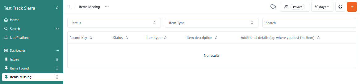 Dash - Items Missing