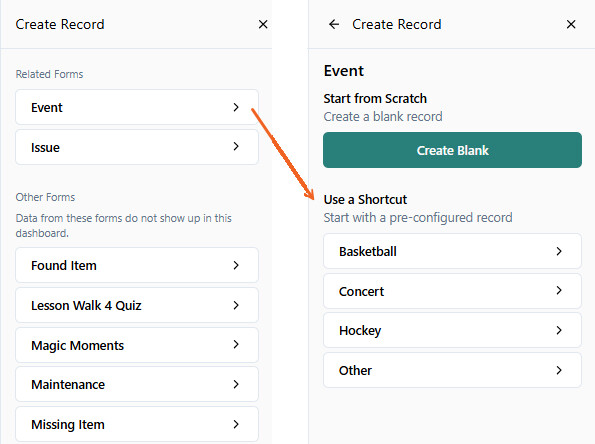 Pick Shortcut