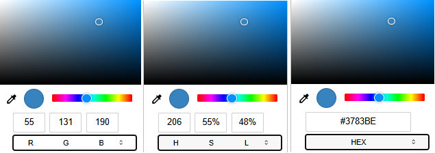 Code type selection