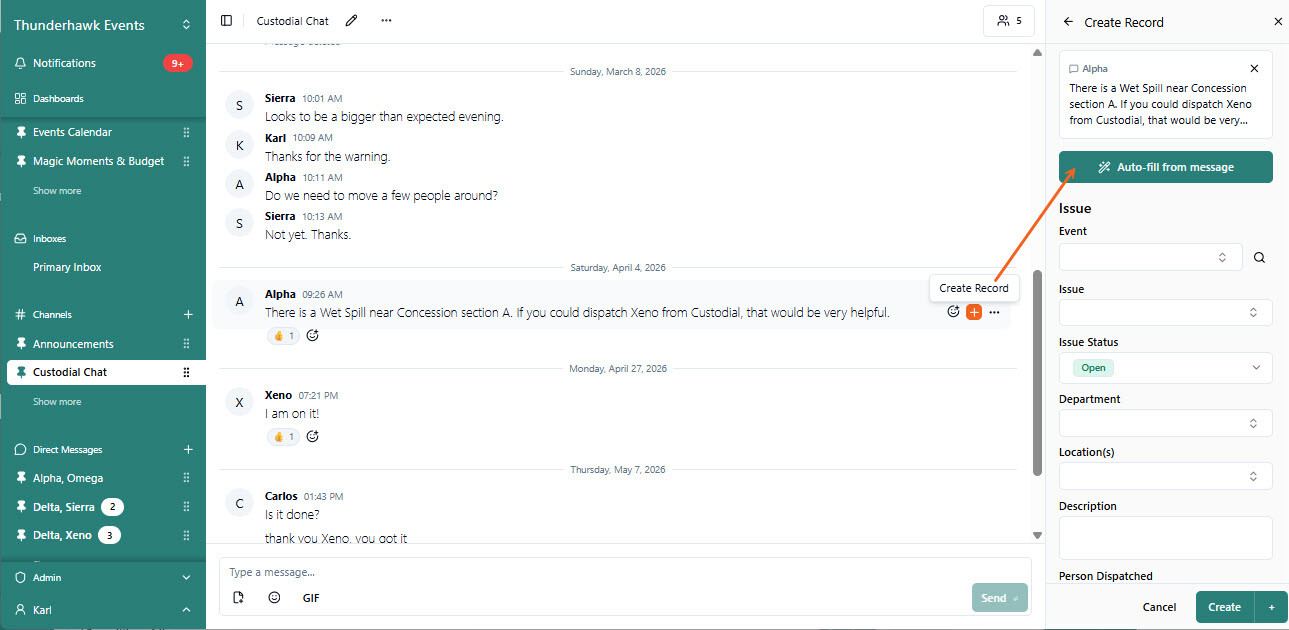 Chat Sparkles