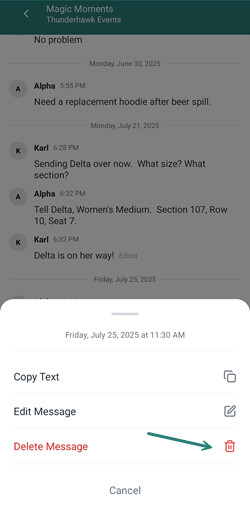 Delete