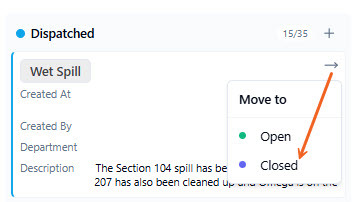 Click the Right Arrow