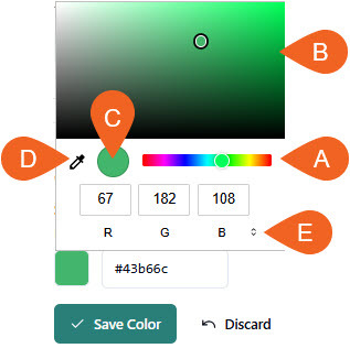 Color pic options