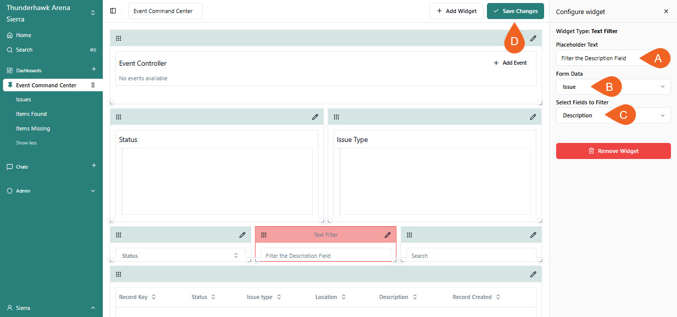Configure