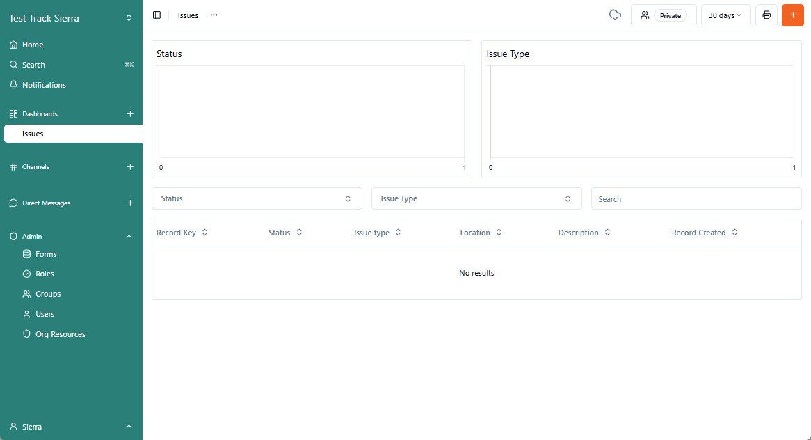 Issue Dashboard