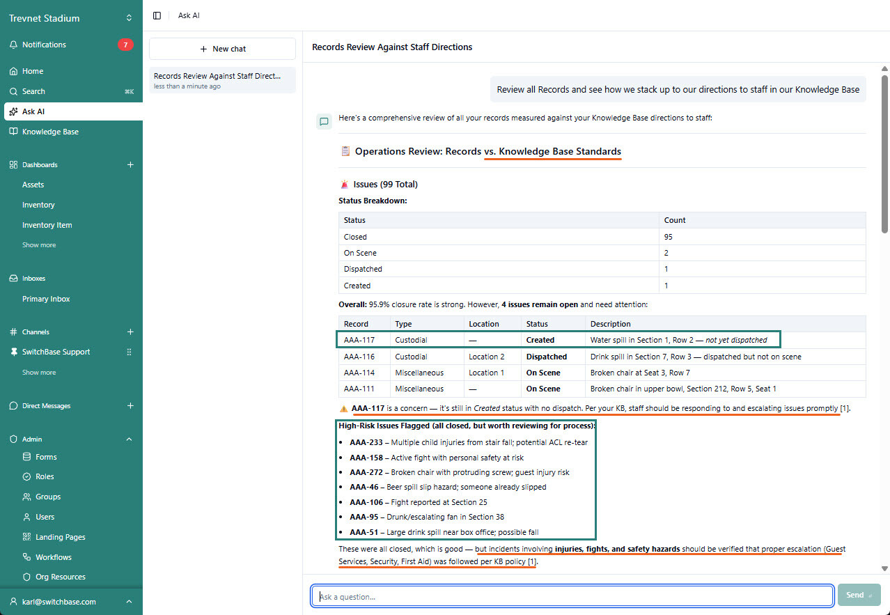 Ask AI About KB compliance