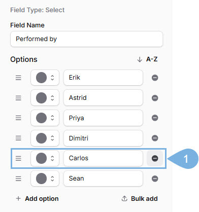 Select Options