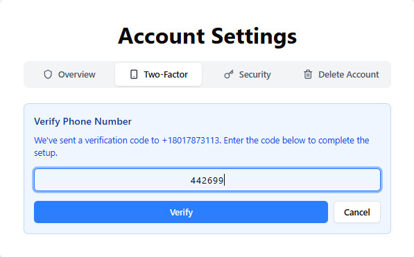 Verify Code